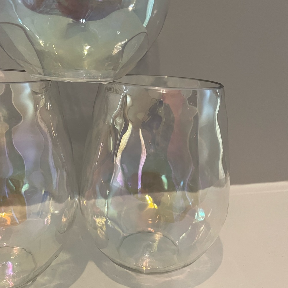 Iridescent drinkware set - Picture 2 of 2